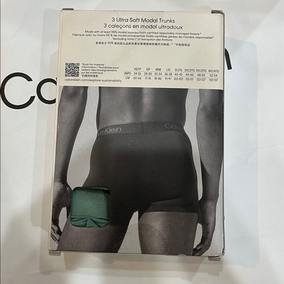 Calvin Klein icon cotton strech Men Microfiber Stretch trunk 3 pack dark - Picture 8 of 8